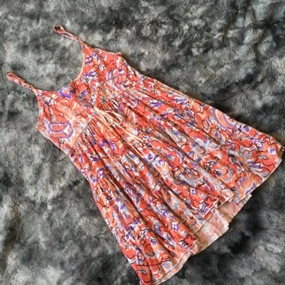 Free People Lilian Floral Embellished Tank Dress